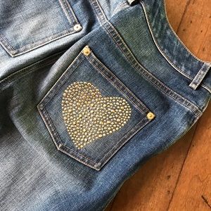 St. John Jeans size 4 heart on back pkt
